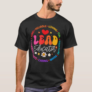 Groovy Lead Onderwijzer Leerkracht Waardering Teru T-shirt