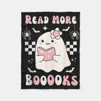 Groovy Lees Verder Boeken Schattige Ghost Boo Funn Fleece Deken