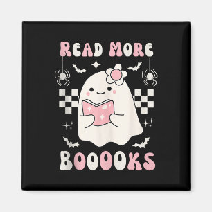 Groovy Lees Verder Boeken Schattige Ghost Boo Funn Magneet