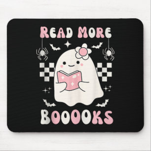 Groovy Lees Verder Boeken Schattige Ghost Boo Funn Muismat