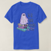 Groovy Lees Verder Boeken Schattige Ghost Boo Funn T-shirt (Design voorkant)