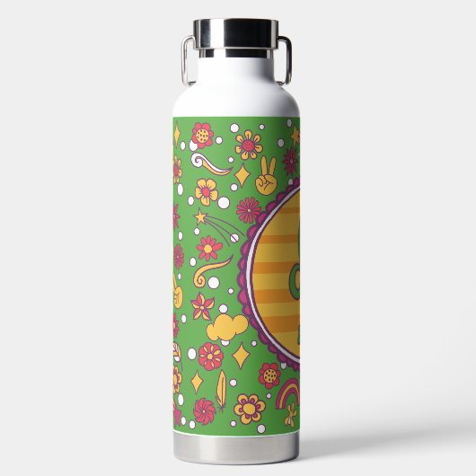 Groovy Leo Custom Waterfles (Voorkant)