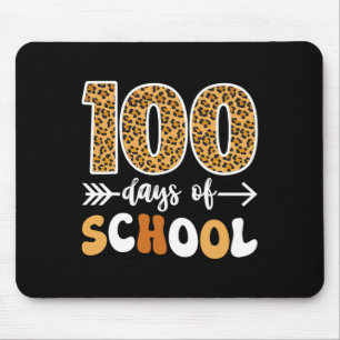 Groovy Leopard 100ste dag van schoolleraar Kinder  Muismat