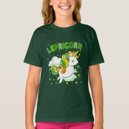 Groovy Lepricorn Unicorn Saint Patricks Day T-shirt