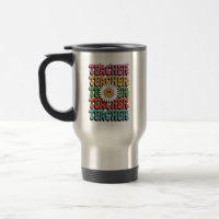 Groovy Leraar Schattig Madeliefje Bloem Retro Teru
