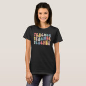 -Groovy-leraar terug naar school T-shirt (Voorkant volledig)