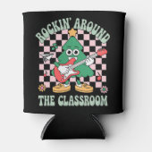 Groovy leraar Xmas Rockin' rond het klaslokaal Blikjeskoeler (Voorkant)
