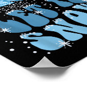 Groovy Let It Snow Pct Patient Care Tech Nurse Chr Poster (Hoek)