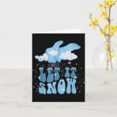 Groovy Let It Snow Pct Verpleegkundige Zorgtechnic Kaart (Gele Bloem)