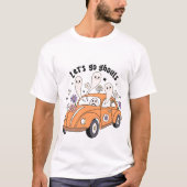 Groovy Let's Go Ghouls - Halloween T-shirt (Voorkant)