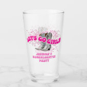 Groovy Let's Go Girls Westerse Afscheid Van De Maa Glas (Voorkant)