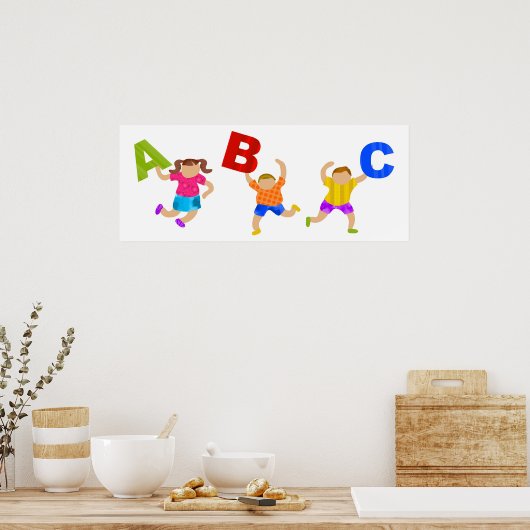 Groovy Letters Poster (Keuken)