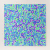 Groovy Levendig Kleurrijk Trippy Maximalistisch Ma Legpuzzel (Horizontaal)