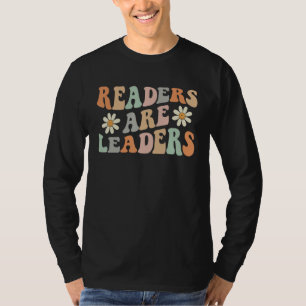 Groovy lezers zijn leiders leraar student boek S T-shirt