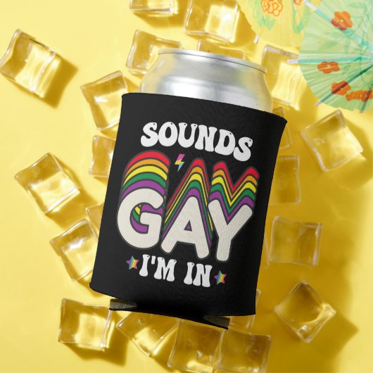 Groovy LGBT Pride Klinkt laat me binnen Blikjeskoeler (Insitu Zomer)