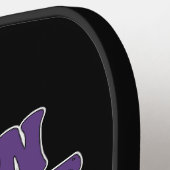 Groovy LGBT Pride Token Rechtgeaarde Vriend Pickleball Paddle (Links Detail)