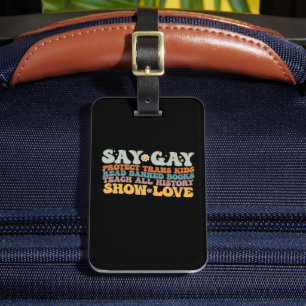 Groovy LGBT zegt dat homoseksuele bescherming bied Bagagelabel