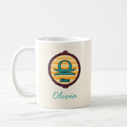 Groovy Libra Custom Koffiemok (Links)