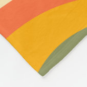 Groovy Liquified Marble Retro 60s Partij Fleece Deken (Hoek)