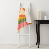 Groovy Liquified Marble Retro 60s  Partij Sherpa Deken (In situ)