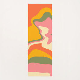 Groovy Liquified Marble Retro 60s Partij Yogamat