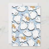 Groovy Little Boo Baby shower Kaart (Achterkant)