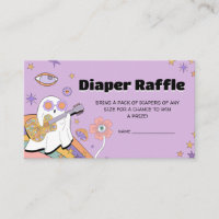 Groovy Little Boo Baby shower Luier Raffle
