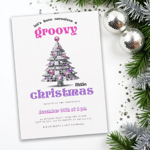 Groovy Little Christmas Disco Bal Kerstfeest Kaart