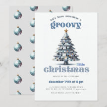 Groovy Little Christmas Disco Blauw Kerstfeest