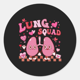 Groovy Long Squad longtherapeut Valentijn Ronde Sticker