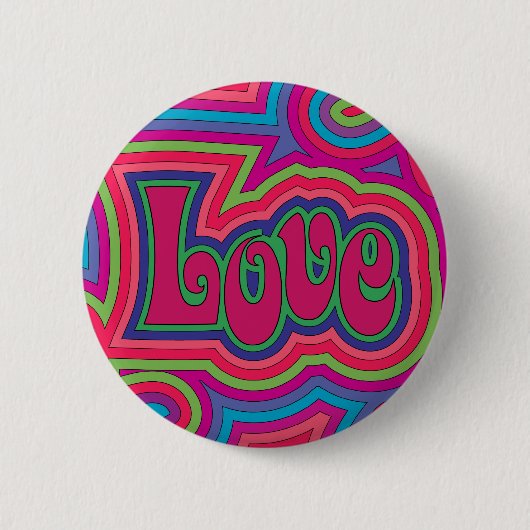 Groovy Love Button (Voorkant)
