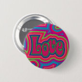 Groovy Love Button (Voorkant /achterkant)