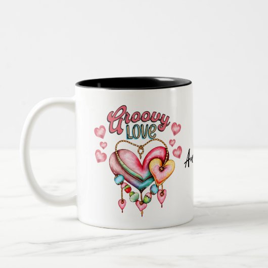 Groovy Love Coffee 11 oz Mok (Links)