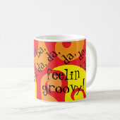 Groovy Love Guitar Beer Coffee Mok (Voorkant rechts)