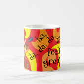 Groovy Love Guitar Beer Coffee Mok (Center)