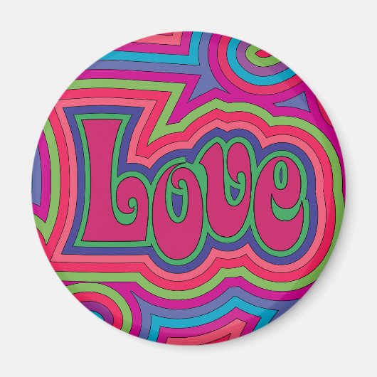 Groovy Love Magnet (Voorkant)