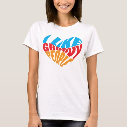 Groovy Love T-shirt (Voorkant)