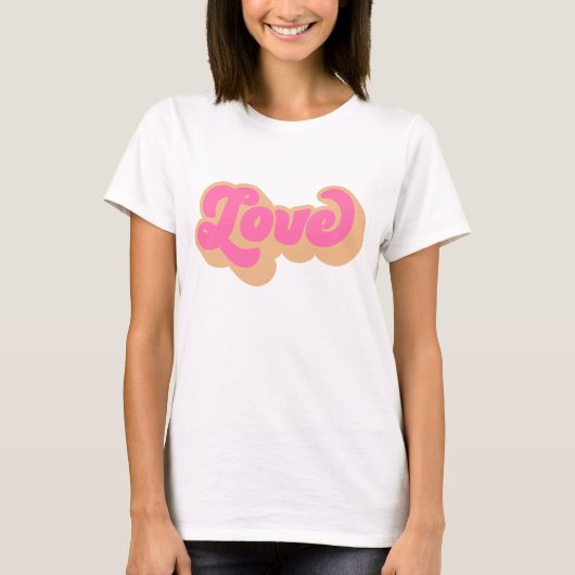 Groovy Love Valentijnsdag Shirt (Voorkant)