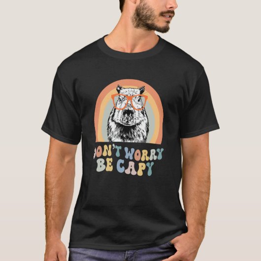 Groovy maakt zich geen zorgen over Cappy Cute Funn T-shirt (Voorkant)