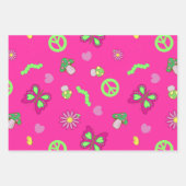Groovy Madeliefjes Inpakpapier Vel (Voorkant 2)