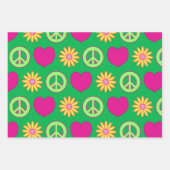 Groovy Madeliefjes Inpakpapier Vel (Voorkant)