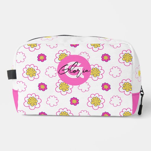 Groovy madeliefjes. toilettasje (Voorkant)