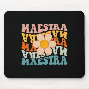 Groovy Maestra Spaans Leraren Terug naar School Re Muismat