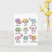 Groovy Maestra Valentijnsdag Spaans Docent Dual Kaart (Gele Bloem)