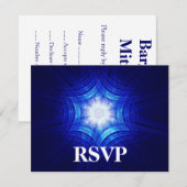 Groovy Magen Bar/Bat Mitzvah RSVP (Voorkant / Achterkant)