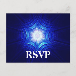 Groovy Magen Bar/Bat Mitzvah RSVP Kaartje