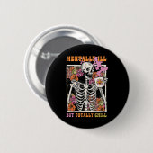Groovy Malloween Sk Ronde Button 5,7 Cm (Voorkant /achterkant)