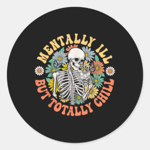 Groovy Malloween Sk Ronde Sticker