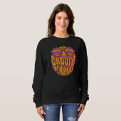 Groovy Mama 70s Aesthetic Nostalgia 1970's Retro M Trui (Voorkant volledig)