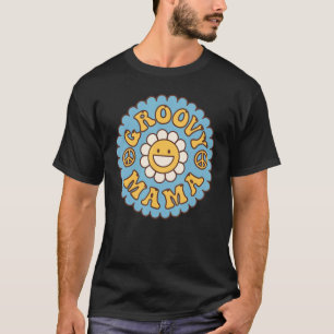 Groovy Mama 70s Aesthetische Nostalgia 1970's Retr T-shirt